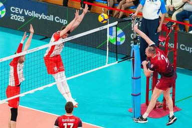 Asseco Resovia Rzeszów minimalnie gorsza w pierwszym meczu finałowym Pucharu CEV