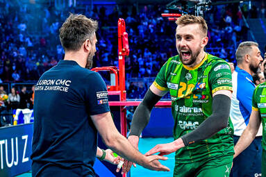 Pięć setów, emocje nie do opisania w polskim półfinale Ligi Mistrzów. Aluron CMC Warta Zawiercie jutro walczy o złoto, Jastrzębski Węgiel o brąz [ZDJĘCIA]
