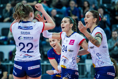 Łatwy do przewidzenia wynik meczu pomiędzy PGE Budowlanymi Łódź a EcoHarpoonem NOWEL LOS Nowy Dwór Mazowiecki [ZDJĘCIA]