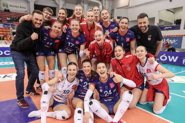 Szczęście wciąż sprzyja PGE Budowlanym Łódź. W Bielsku-Białej łodzianki zgarniają trzy punkty [ZDJĘCIA]