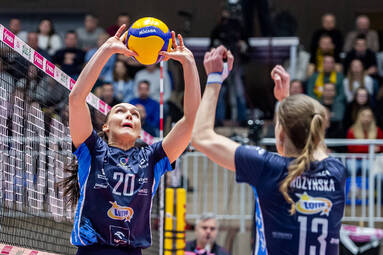 Siatkarki Sokoła & Hagric Mogilno przegrały z LOTTO Chemikiem Police w czterech setach [ZDJĘCIA]