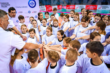 Sportowe zajęcia Fundacji Siatkarska Polska w Krakowie [ZDJĘCIA]