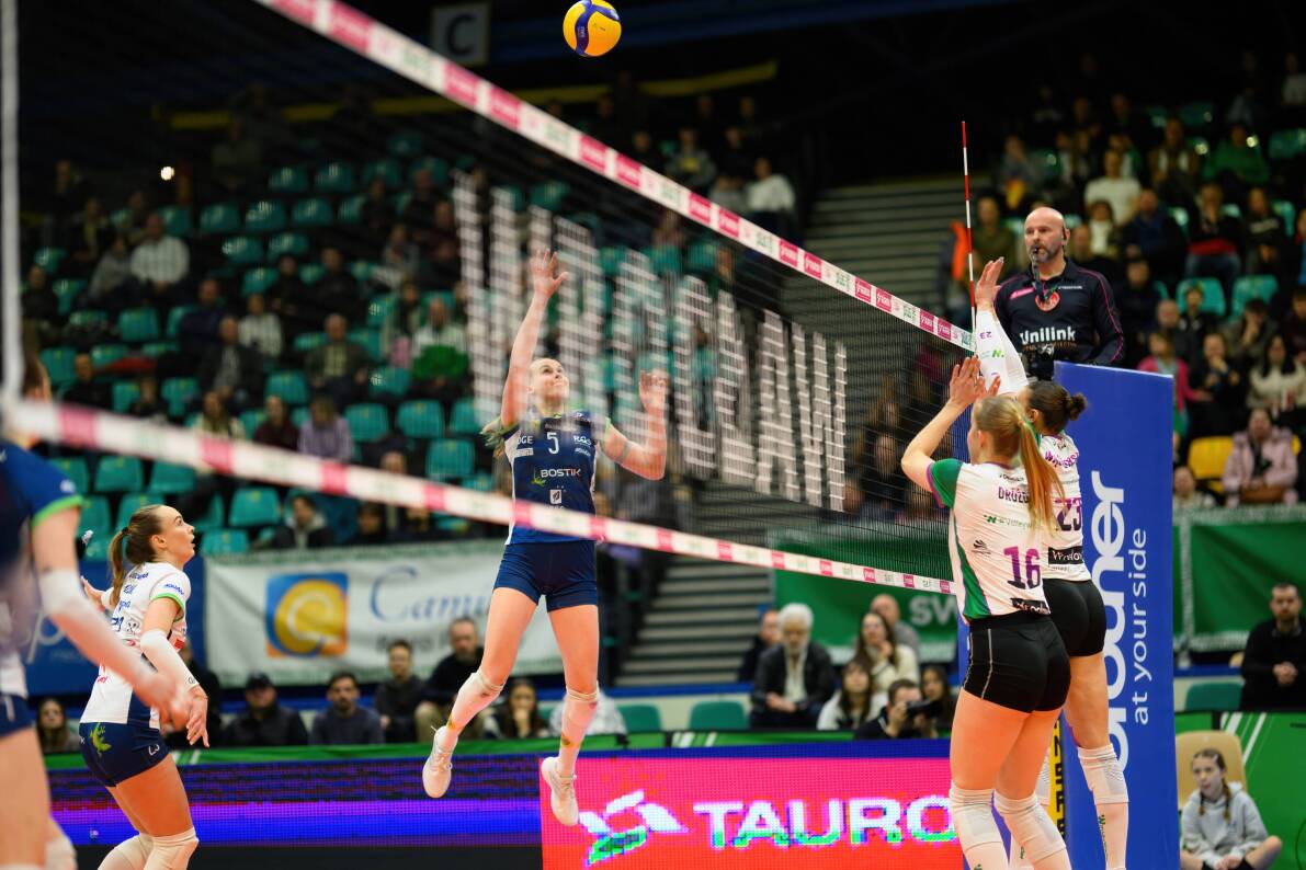 BKS BOSTIK ZGO Bielsko-Biała wygrywa za trzy we Wrocławiu [ZDJĘCIA]