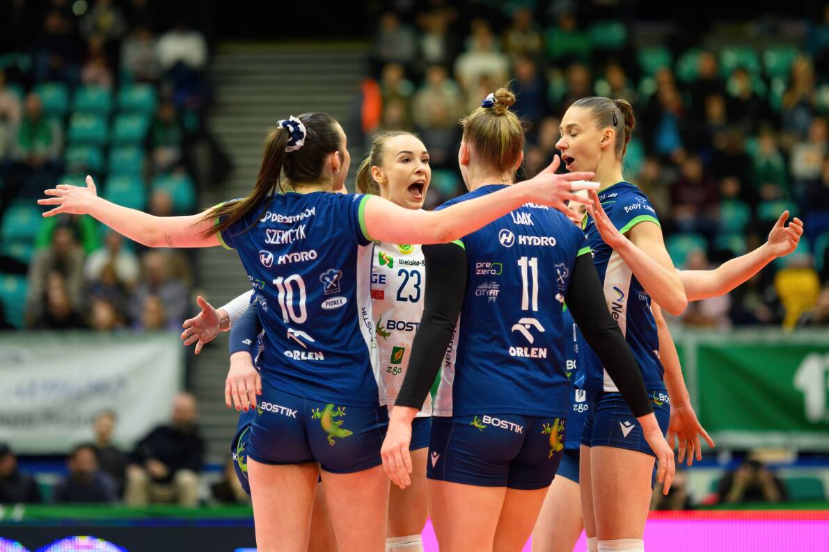 BKS BOSTIK ZGO Bielsko-Biała wygrywa za trzy we Wrocławiu [ZDJĘCIA]