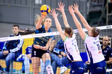 Pożegnanie BKS-u BOSTIK ZGO Bielsko-Biała z Pucharem CEV