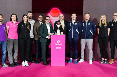 W hali w Elblągu odbyła się konferencja przed TAURON Pucharem Polski [ZDJĘCIA]