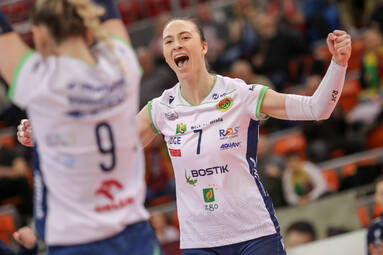 Zacięty mecz BKSU BOSTIK ZGO z ITA TOOLS STALĄ. Bielsko-Biała zwyciężyła w tie-breaku [ZDJĘCIA]