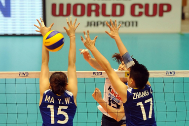 Sparingi siatkarek Włoch i Chin