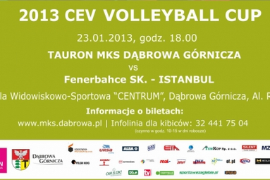 Bilety na mecz Tauronu MKS z Fenerbahce