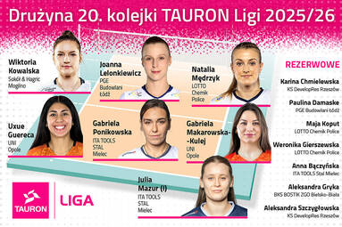 Drużyna 20. kolejki TAURON Ligi