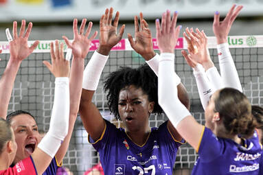 KS DevelopRes Rzeszów  wygrywa drugie spotkanie z Metalkas Pałacem Bydgoszcz i zostaje pierwszym półfinalistą TAURON Ligi [ZDJĘCIA]