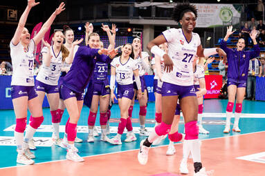 W pierwszym meczu półfinałowym KS DevelopRes Rzeszów lepsze od BKSu BOSTIK ZGO Bielsko-Białej [ZDJĘCIA]