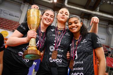 Zacięta rywalizacja o brązowy medal zakończona. Historyczny moment dla UNI Opole [ZDJĘCIA]