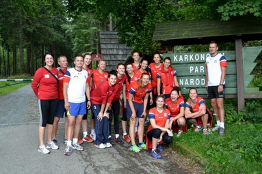 Siatkarki Pałacu po pierwszym obozie