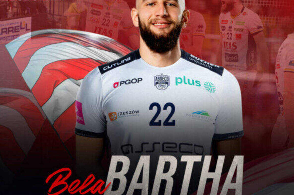 Bela Bartha nowym środkowym Asseco Resovii!