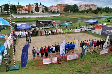 Brożyniak i Janiak mistrzami Polski służb mundurowych w siatkówce plażowej